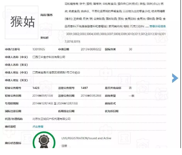 神反轉(zhuǎn)！江中“猴姑”商標(biāo)被無效了？