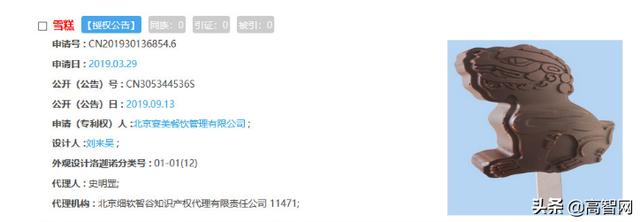 為雪糕申請(qǐng)專(zhuān)利!故宮這波操作666!