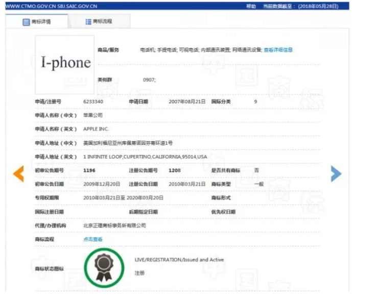 蘋果公司又買了一枚商標(biāo)，這次出了多少錢？