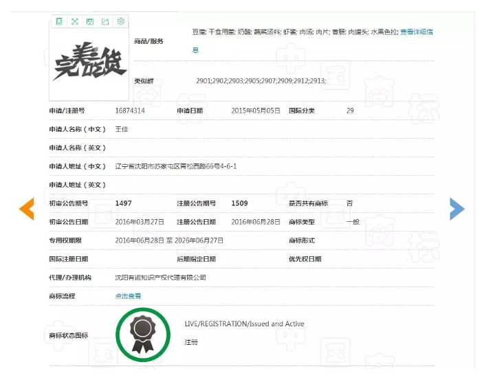 “完美吃貨”不完美，注冊商標被駁回！
