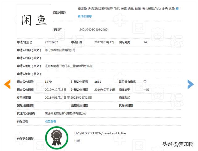 阿里的“動物園”都有商標，唯獨“閑魚”商標的注冊，太難了
