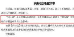 這種商標被駁回的情況，一定要多審視幾遍才好