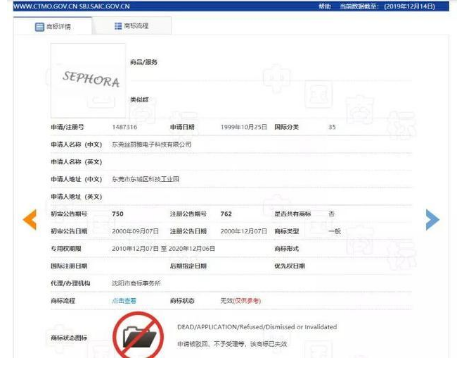 絲芙蘭“SEPHORA”商標(biāo)被搶注，看絲芙蘭如何面對(duì)侵權(quán)