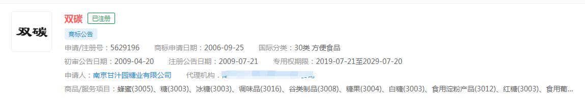 保險業(yè)為實現“雙碳”目標，雙碳已成功注冊商標，分類涉及方便食品