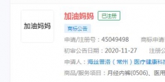 電視劇《加油媽媽》商標(biāo)被搶注，分類涉及 醫(yī)療用品