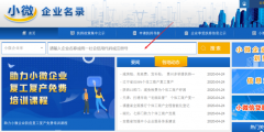 如何查詢(xún)中小企業(yè)名單(中小微企業(yè)名錄查詢(xún)系統(tǒng)入口)