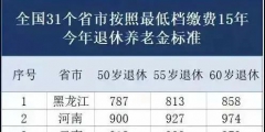 繳納社保15年能領多少錢(15年社保退休工資表)