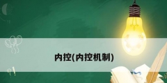 內控(內控機制)
